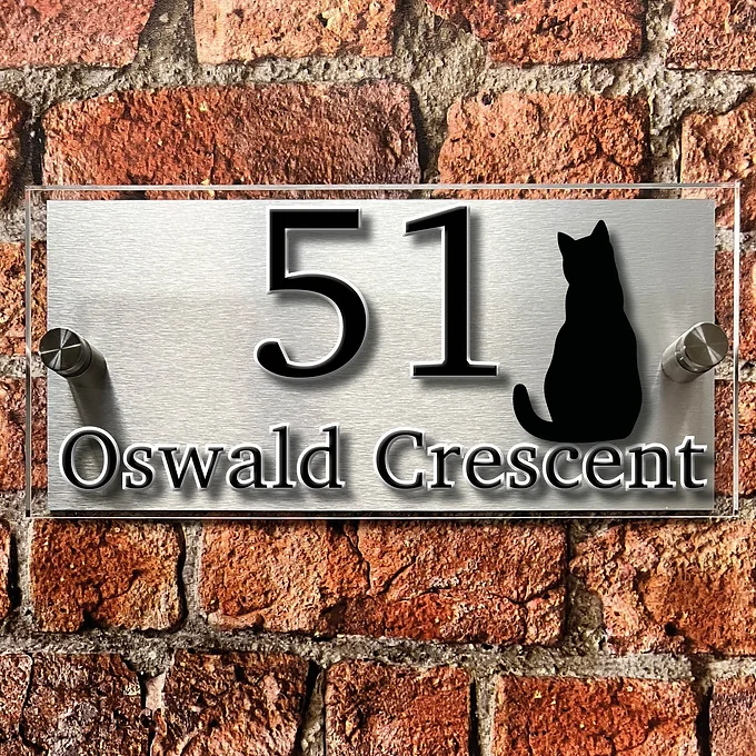 Black Cat House sign