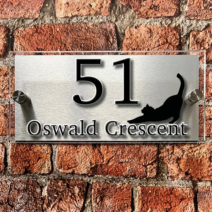 Black Cat House sign