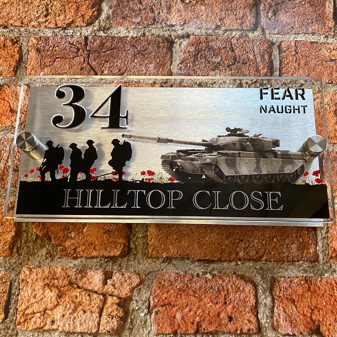 'CHEIFTAIN' House sign