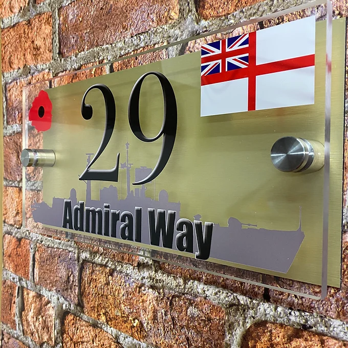 Royal NAVY house sign