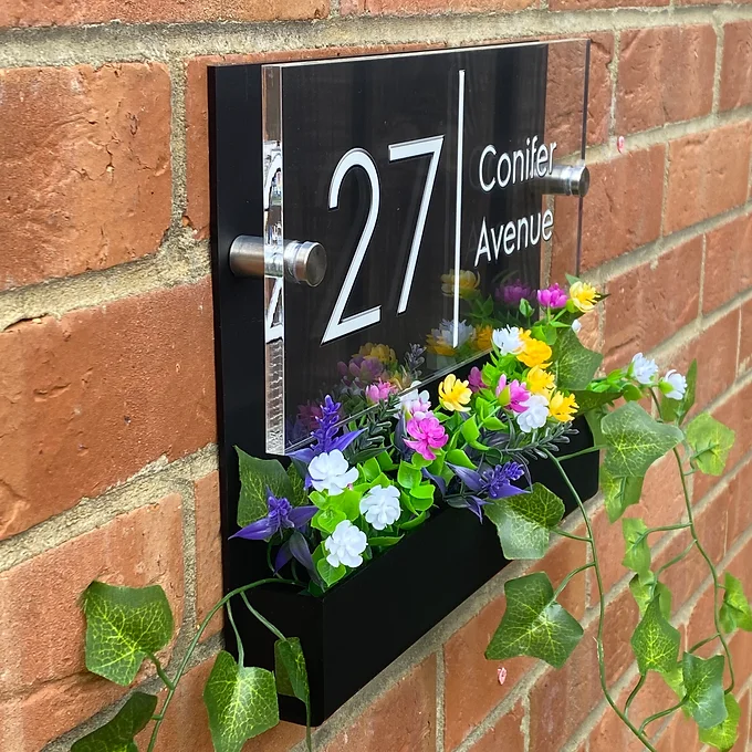 Flower Planter House sign