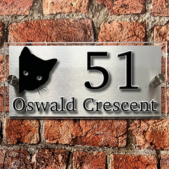 Black Cat House sign
