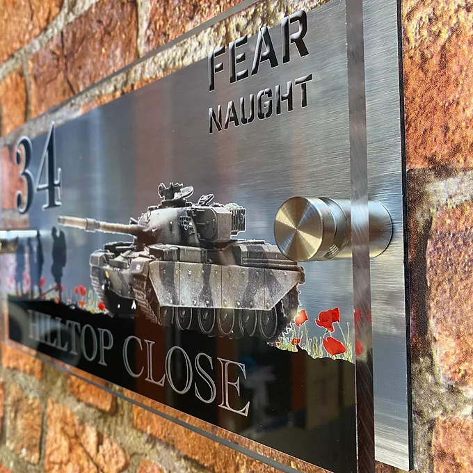 'CHEIFTAIN' House sign