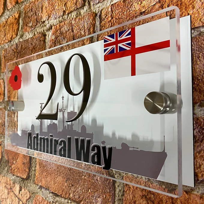 Royal NAVY house sign