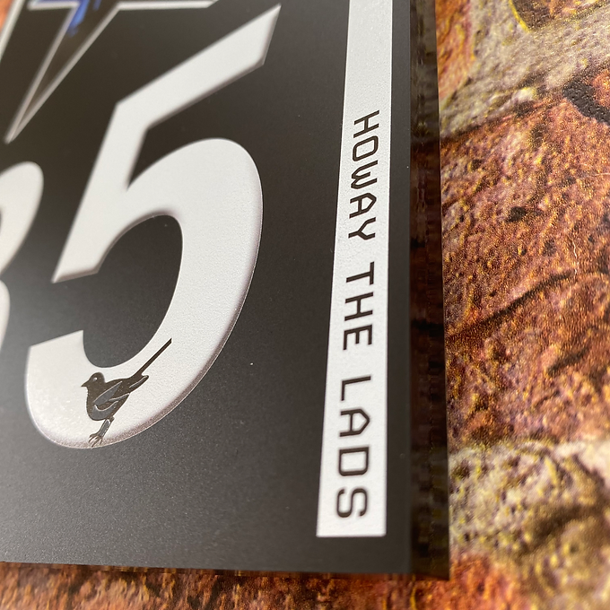 Newcastle Black Prestige House Number