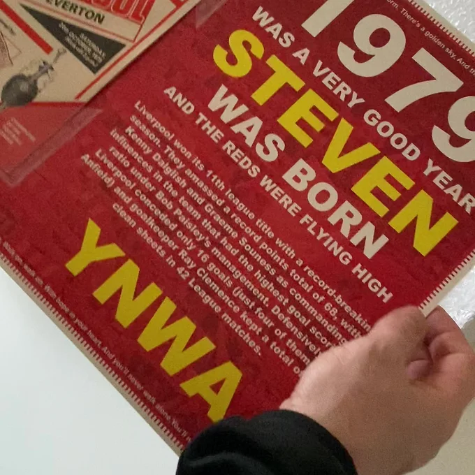 Liverpool Programme Card
