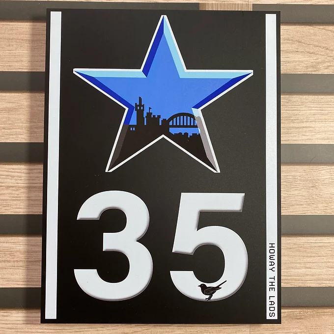 Newcastle Black Prestige House Number