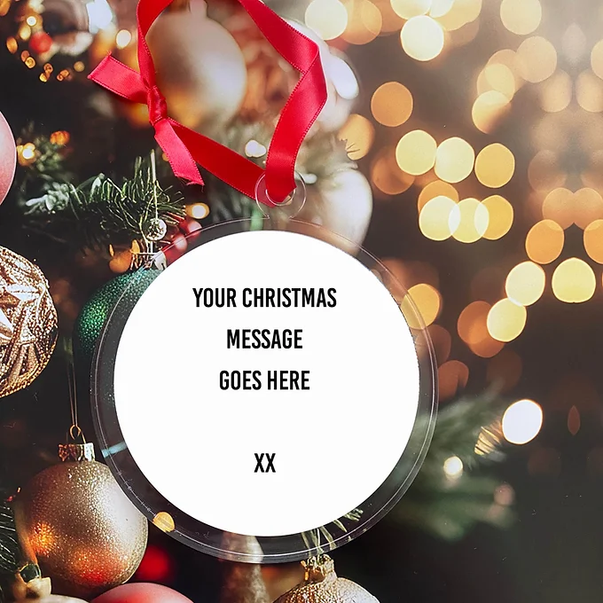 Newcastle Christmas bauble gift tree ornament