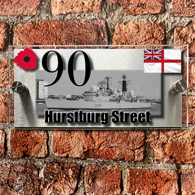 Royal NAVY house sign
