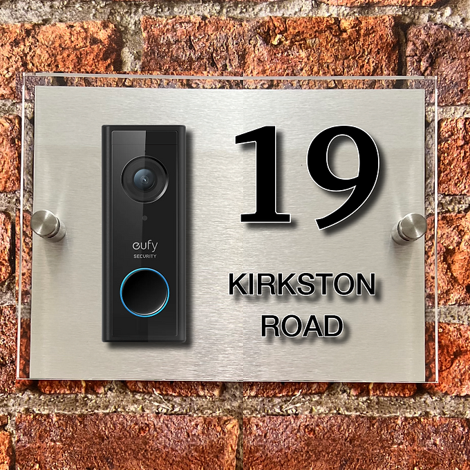 Eufy S200 / S220 Doorbell house number sign
