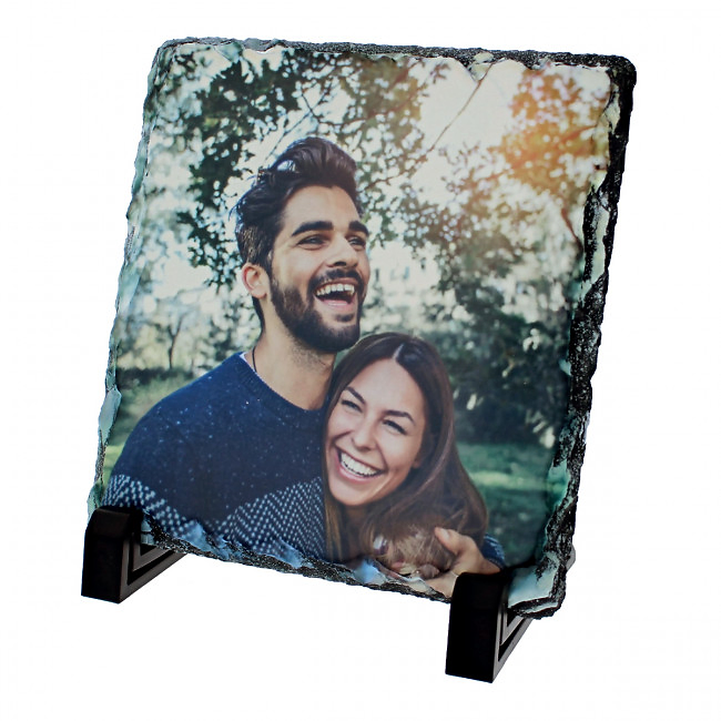 Slate Photo Square 20 x 20 CM