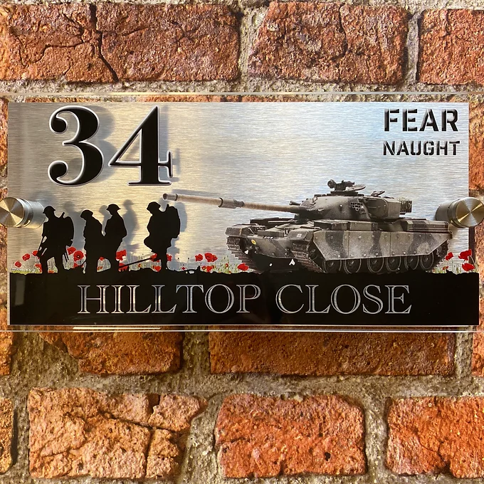 'CHEIFTAIN' House sign