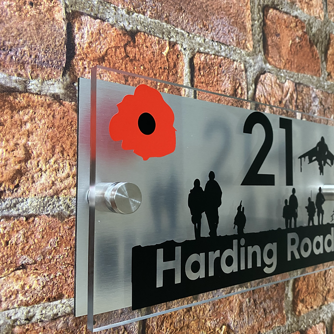 'Heros' house sign