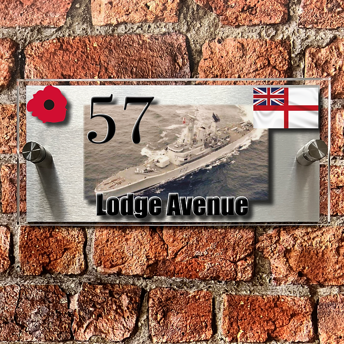 Royal NAVY house sign