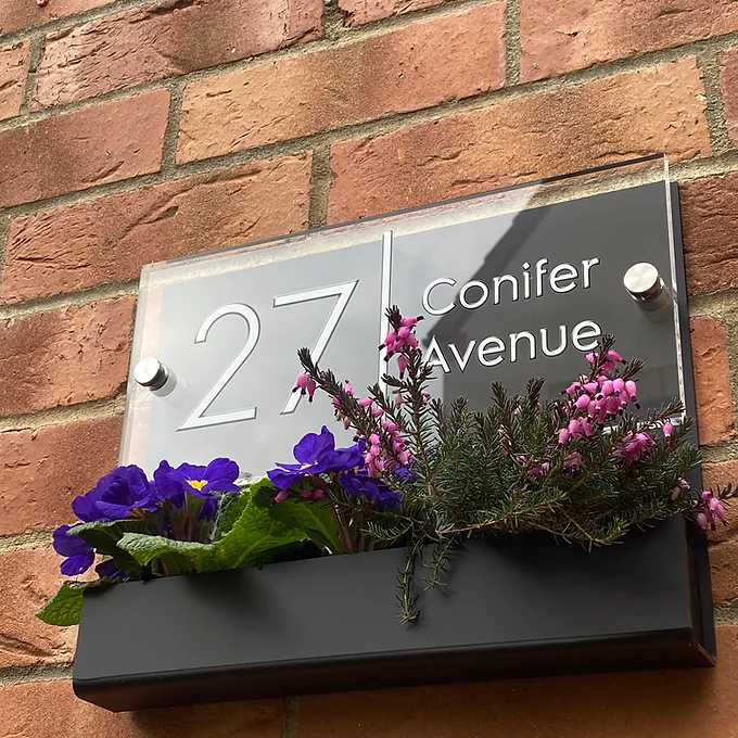 Flower Planter House sign