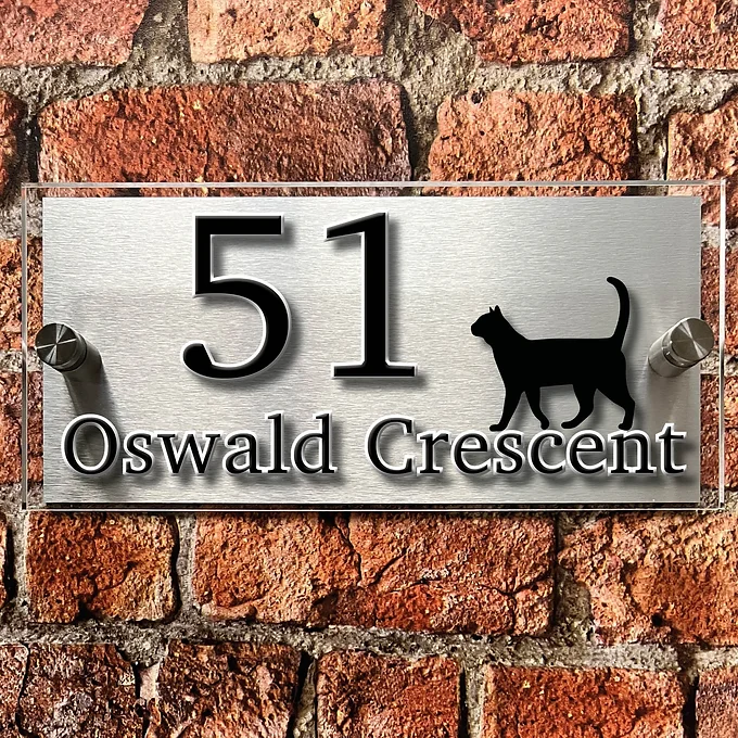 Black Cat House sign