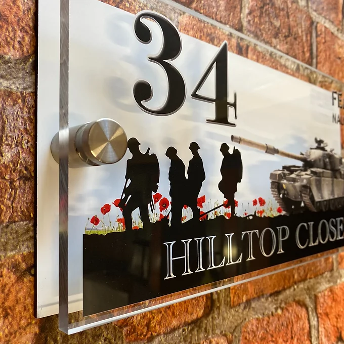 'CHEIFTAIN' House sign