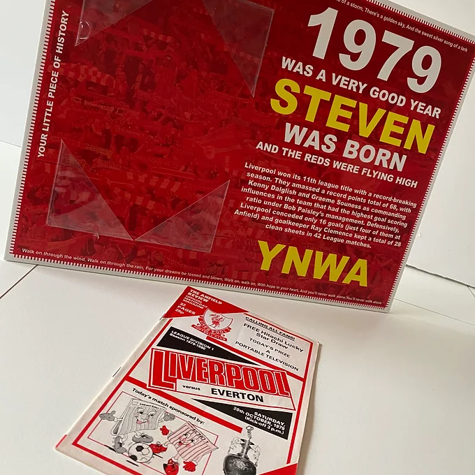 Liverpool Programme Card