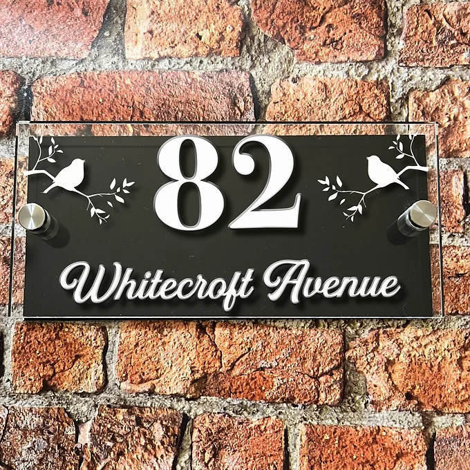 2 Little birds house sign