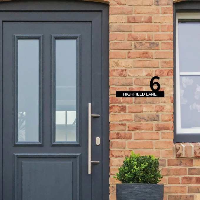 FORMA Acrylic Cut out Number House Sign