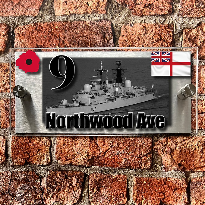 Royal NAVY house sign