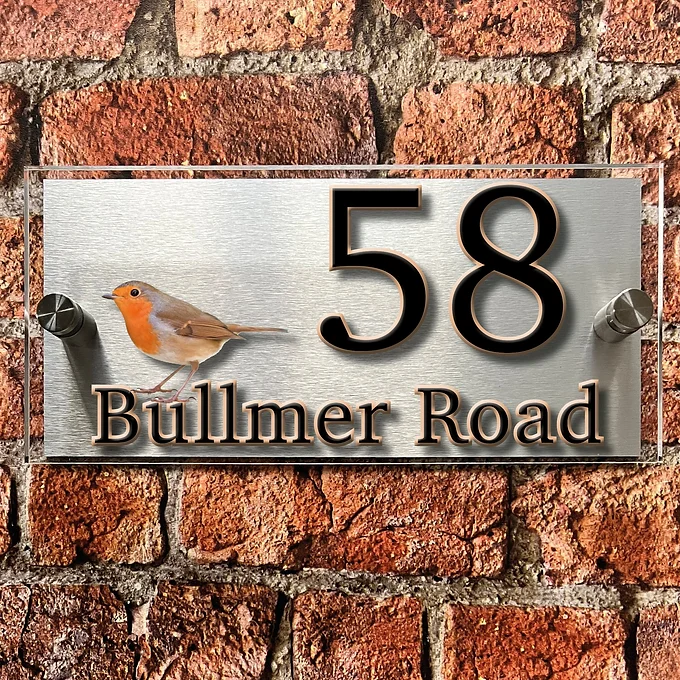 'Robin' house sign