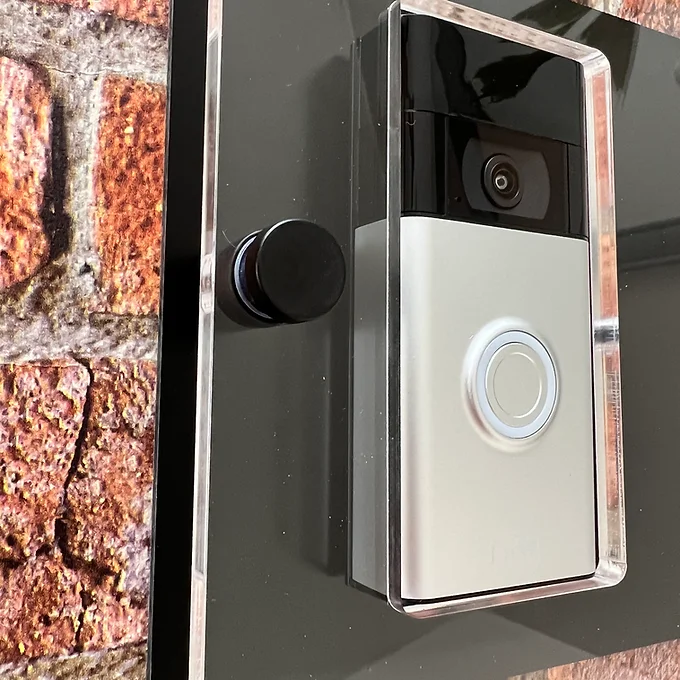 Ring Doorbell house number sign BLACK