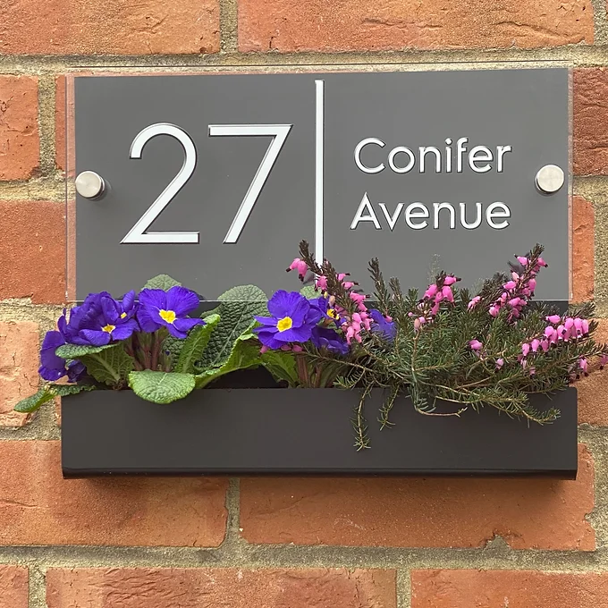 Flower Planter House sign
