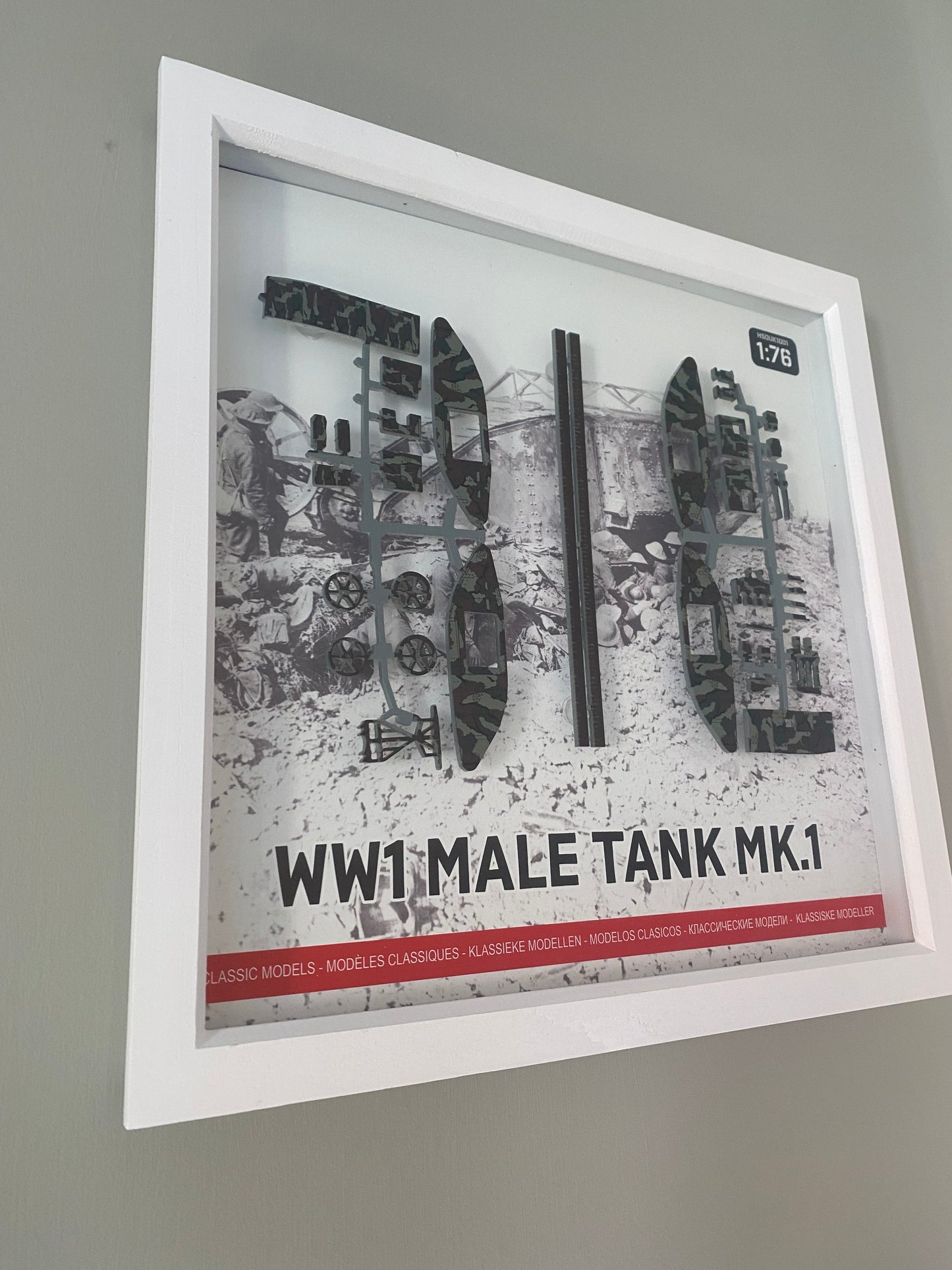 WW1 Male Tank Mk.1 Artwork