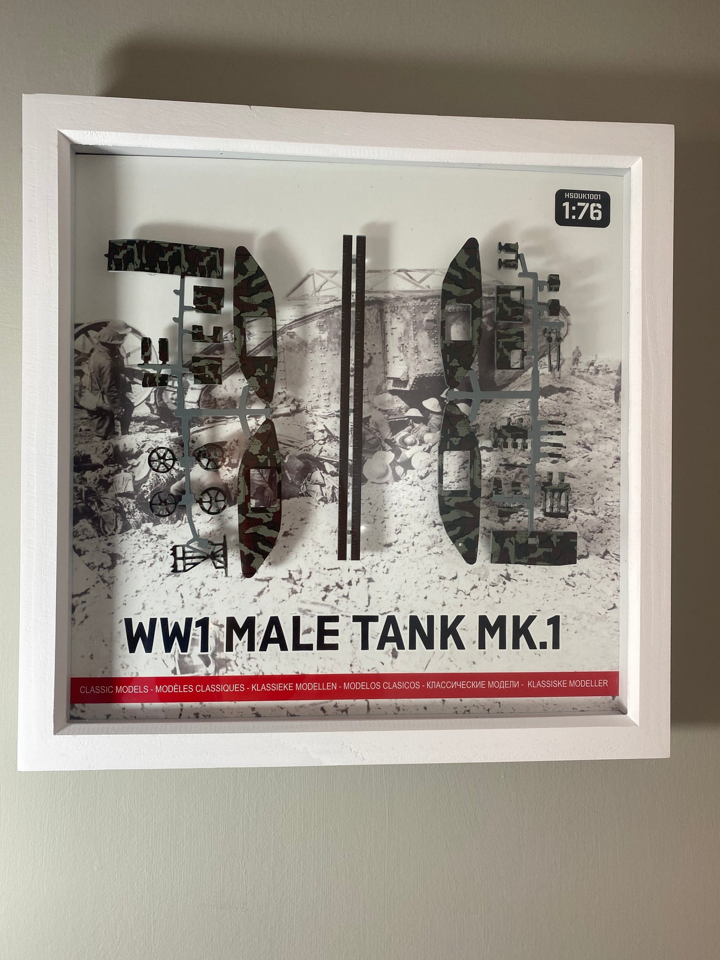 WW1 Male Tank Mk.1 Artwork